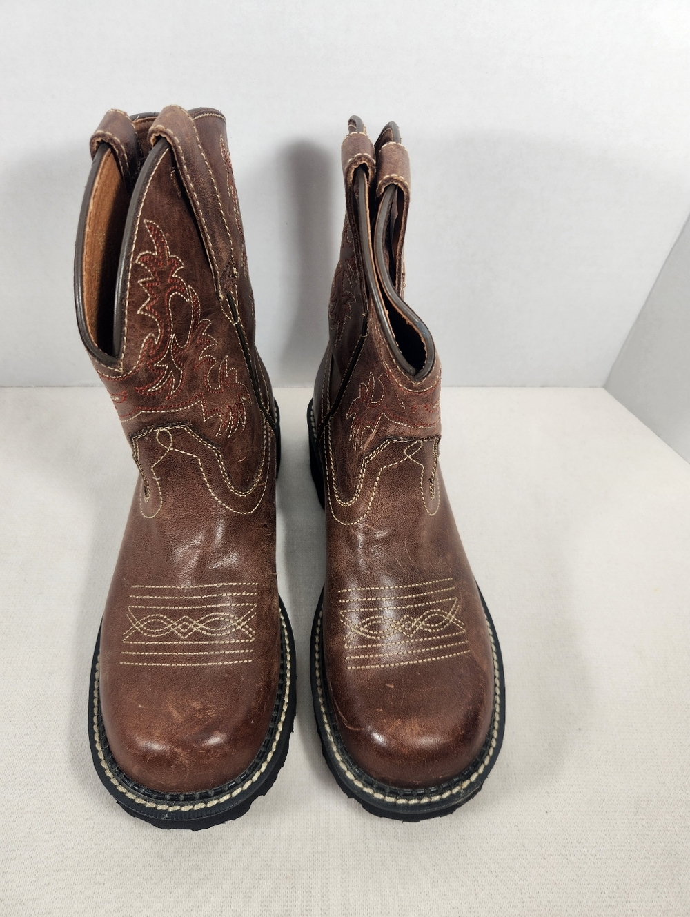 Ariat Fatbaby Heritage Dapper Western Boot Women's Size 8.5B Brown Leather NWOT - Picture 2 of 11